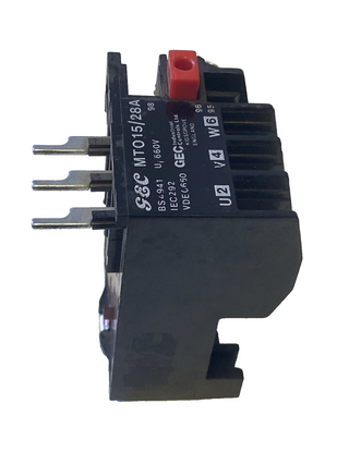 GEC MTO15/28A Thermisches Überlastrelais Motorschutzrelais | Top Zustand!3