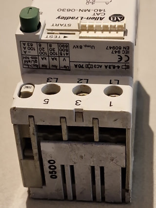 1x Allen-Bradley 140-MN-0630 Motorschutzschalter Motorstarter Ser.C gebraucht3