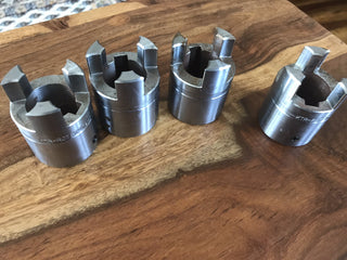 4x KTR ROTEX 19 Kupplungsnabe Stahl 020195102400 | Bohrung Ø 24mm H7 Nut8