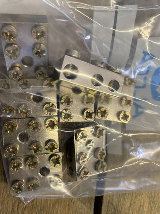 27er Posten Messing-Erdungsschienen & Schraubblock-Barrieren Klemmenblock Neu3