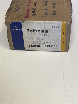 Siemens 7PN5051-1/Z52D Zeitrelais 220V 1–20s 7PN50 neu o. OVP