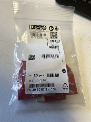 10x Phoenix Contact 3030873 Reduzierbrücke RB ST 10-(2,5/4) – NEU & OVP