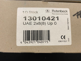 10x Rutenbeck 13010421 UAE-Anschlussdose 2-fach Unterputz Cat. 3 Netzwerkdose Te0