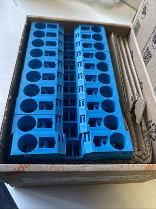 10x Weidmüller Durchgangsklemme ZDU 35 BL blau; Reihenklemmen 1739630000