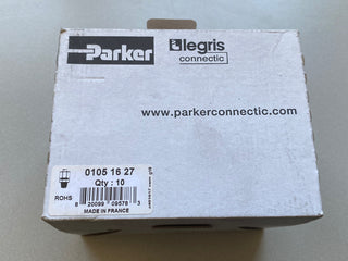 10x Parker Legris 0105 16 27 Kompressionskupplung 16mm R 3/4" Messing NEU1