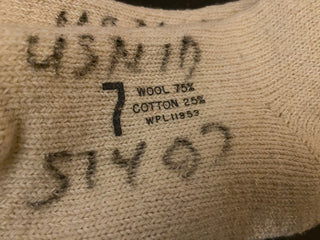 US MILITARY ARMY WOLLSOCKEN WEISS (GRÖSSE 70