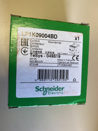 Schneider Electric TeSys K LP1K09004BD Leistungsschütz 4-polig 24V DC – neu0