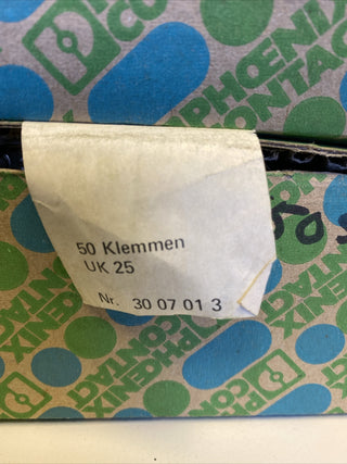 50x PHOENIX CONTACT Reihenklemme, UK25, 30070133