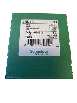 Schneider Electric LRD10 Motorschutzrelais 4–6A TeSys geb1