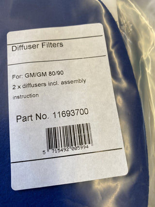 2x Original Nilfisk Abluftfilter / Diffusor (11693700) – NEU & OVP2