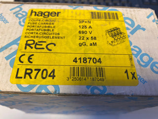 Hager LR704 Sicherungstrennschalter (3P+N) – NEU & OVP3
