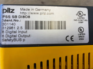 Pilz PSS SB DI808 Digitales I/O-Modul 301140 V2.4 Sicherungssystem SPS PLC Geb2