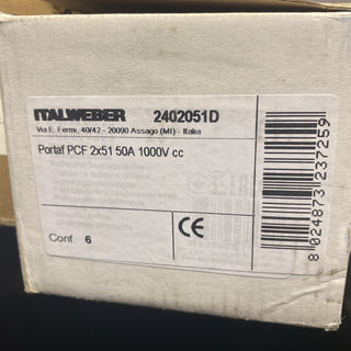 ItalWeber BCH 2x51 Sicherungshalter 2302051 400V/690V 50A 50/60Hz Halter0