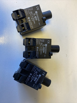 3x Telemecanique ZBV-3 Kontakt Z.. -BV3-KARTON7