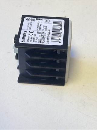Siemens 3RH1911-1GA40 Hilfsschalterblock | 4 Schließer (4NO) | S00 | Gebraucht1