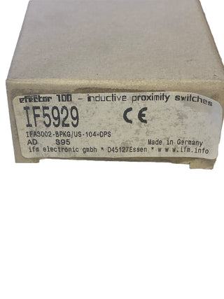 ifm electronic IF5929 Induktiver Sensor M12 2mm bündig PNP NO – NEU & OVP1