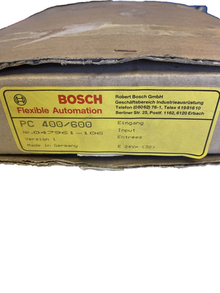 Bosch PC 400 / 600 Modul 047961-106 (047961-106401) Digital Input – NEU/OVP1