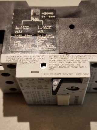 SIEMENS 3VU1300-1MF00 Motorschutzschalter5