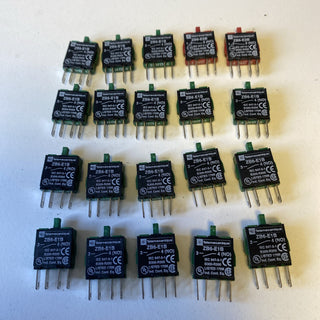 20X SCHNEIDER ELECTRIC ZB6E1B. CONTACT BLOCK, 1NO, 6A, QUICK CONNECT2