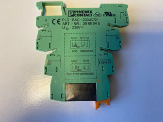 10x Phoenix Contact PLC-BSC-230UC/21 Relaissockel Reihenklemme Schaltschrank PLC0