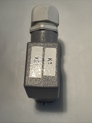 Harting Han C1 Metallgehäuse mit SKINTOP PG21 geb5