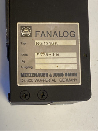 FANAL / Westinghouse FANALOG NG 1246K Netzgerät – 24V DC / 1,25A – Geprüft9