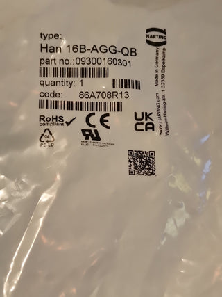 HARTING HAN 16B-AGG-QB 093001603010