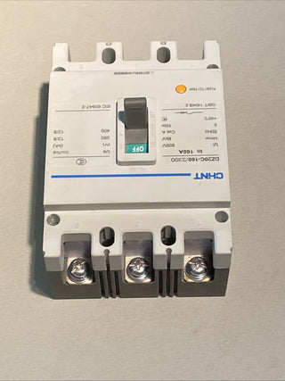 CHNT Plastic Circuit Breaker DZ20C-160/3300 160A 380V3