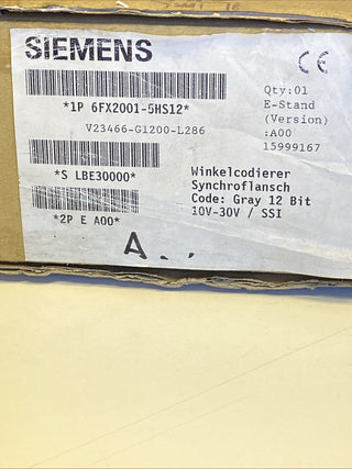 Siemens Absolutwertgeber 6FX2001-5HS12 (Single-Turn, SSI)2
