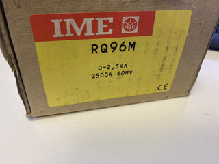 IME RQ96M Amperemeter 0–2500A 60mV Schalttafeleinbau neu0