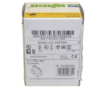 WAGO 750-347 Feldbuskoppler CANopen ECO – Neu & OVP – EAN 40454544068200
