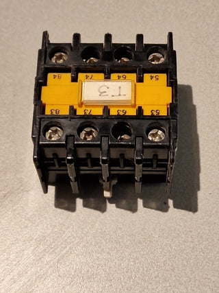 Telemecanique LA1-D40 A65 Hilfsschalterblock Hilfsschütz 4NO 4-polig Gebraucht2