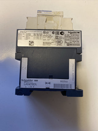 Schneider Electric LC1D09 BL SCHÜTZ 24VDC 4kW/400V11