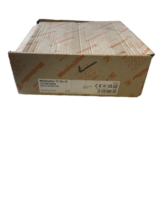 50x Weidmüller ZDU 4-2/3AN OR Durchgangsklemme 1770870000 – NEU & OVP