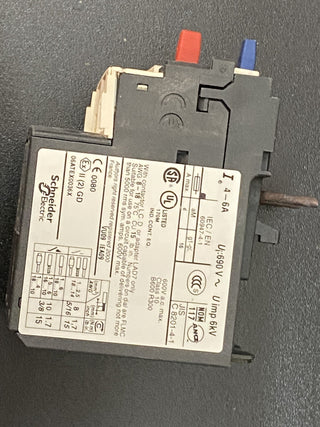 Schneider Electric LRD10 TeSys Überlastrelais 4-6A Motorschutzrelais Gebraucht1