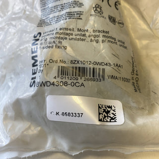 Siemens 8WD4308-0CA Winkel Wandbefestigung neu1