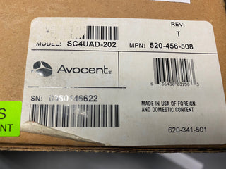 Avocent SwitchView SC4UAD-202 | 4-Port Secure KVM Switch | DVI, USB, Audio | NEU0