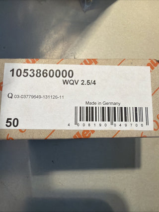 50 Stück Weidmüller Querverbinder WQV 2.5/4 – NEU & OVP0