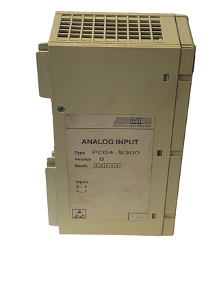 Saia Burgess PCD4.W300 Analog Eingangsmodul | PCD4 W300 | Geprüft & Bereit2