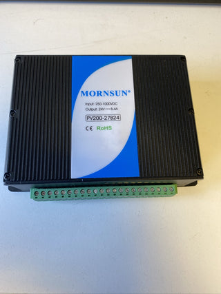 MORNSUN PV200-27B24 | 200W DC/DC-Wandler | 200-1000VDC zu 24VDC2