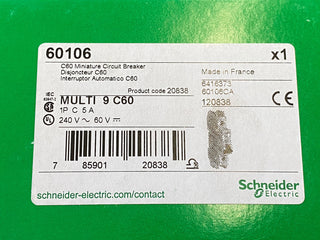 Schneider Electric 60106 Miniatur-Leitungsschutzschalter | 1P | 5A | C-Kurve | M3