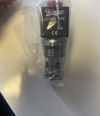 ORIGINAL Winner Hydraulics Magnetventil-Set (Spule EC04W + Ventil) – Neu & OVP0