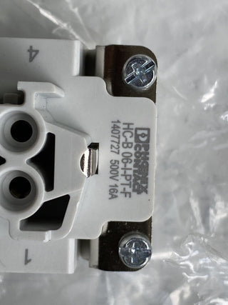 4X Phoenix Contact Kontakteinsatz HC-B 06-I-PT-F4