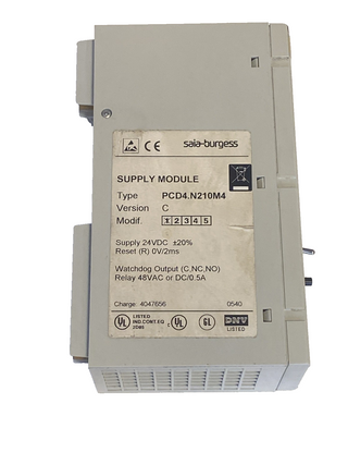Saia Burgess PCD4.N21 Stromversorgung Modul SPS Power Supply – Gebraucht1