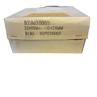 Ba9s T10X28 30V 65mA 2W C-2F Leuchtmittel Anzeige- und Signallampe2