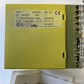 Pilz PZE7 Sicherheitsrelais PZE 7 24VDC 4W 6S 1Ö Nr.: 474050 Top3