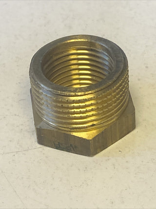 8x Reduzierstück Reduktion Gewindefitting 3/4" AG x 1/2" IG Messing kurz NEU3