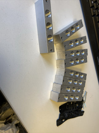 9X festo Mehrfachverteiler  MONTAGELEISTE 5/1/36