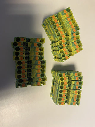 30x Phoenix Contact PT 6-PE Schutzleiter-Reihenklemme 3211822 Push-in 10mm² Neu1