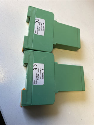 2X Phoenix Contact Solid-State-Relaismodul EMG 17-OV- 24DC/ 24DC/2 relay 29468031